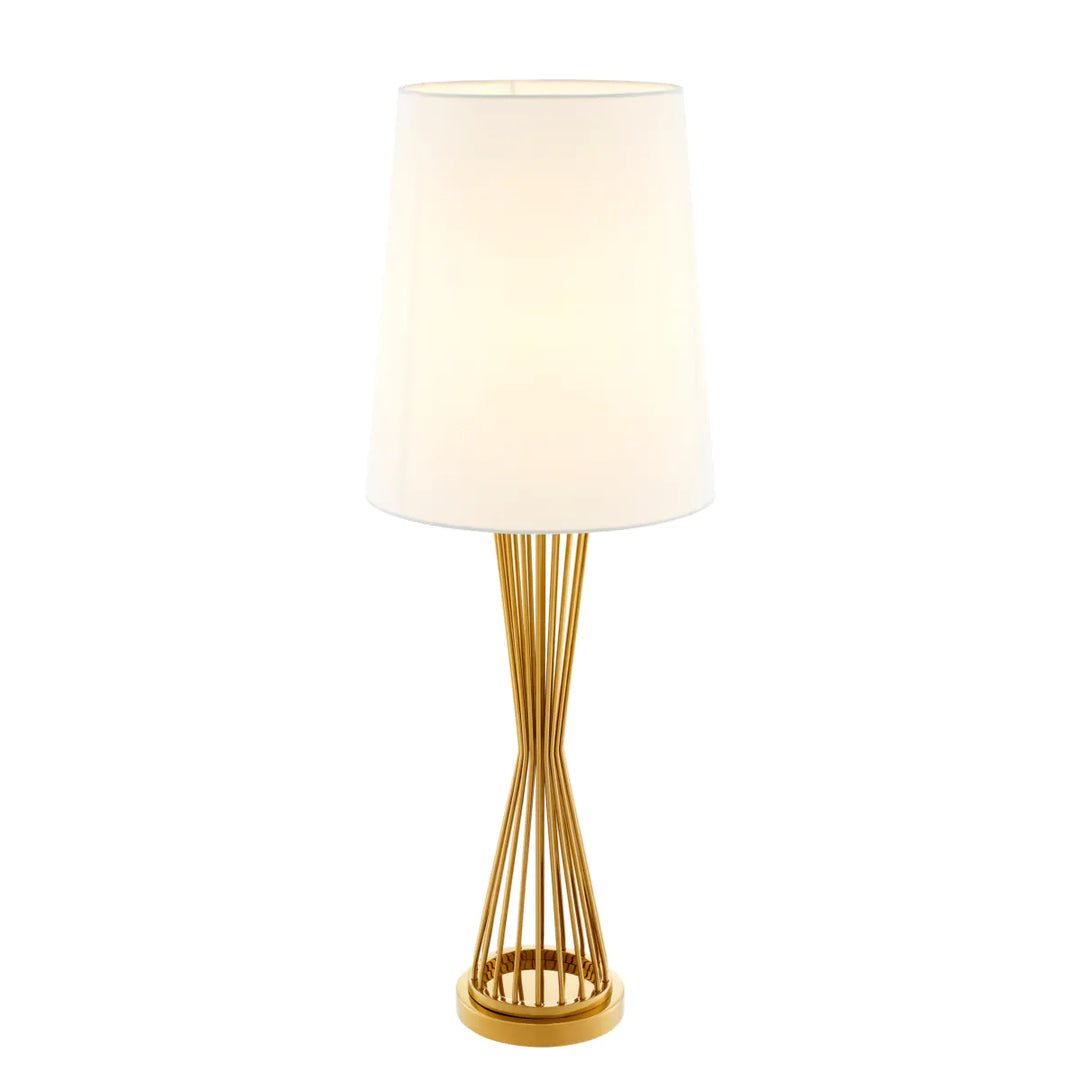 Lampa de masa eleganta in forma de clepsidra Holmes by Eichholtz