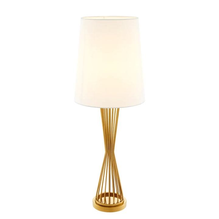 Lampa de masa eleganta in forma de clepsidra Holmes by Eichholtz