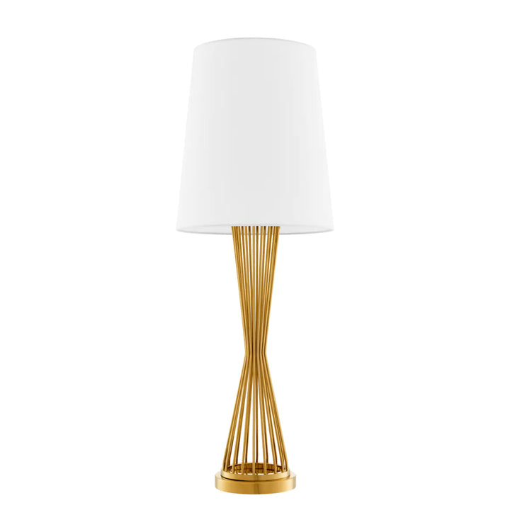 Lampa de masa eleganta in forma de clepsidra Holmes by Eichholtz