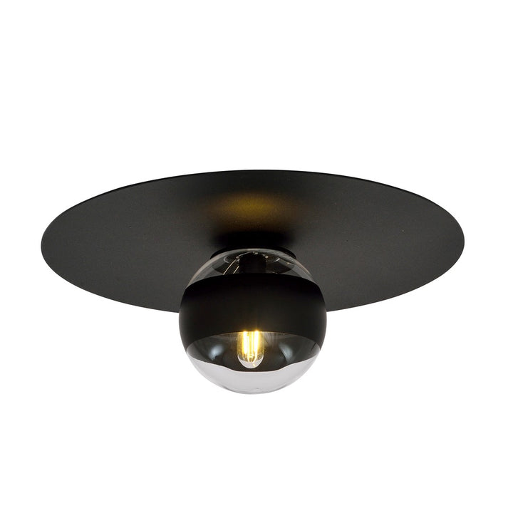Plafoniera SOLAR 1 neagra cu dungi
