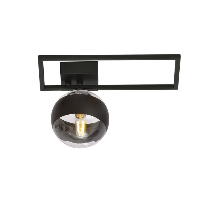 Plafoniera IMAGO 1D cu dunga neagra