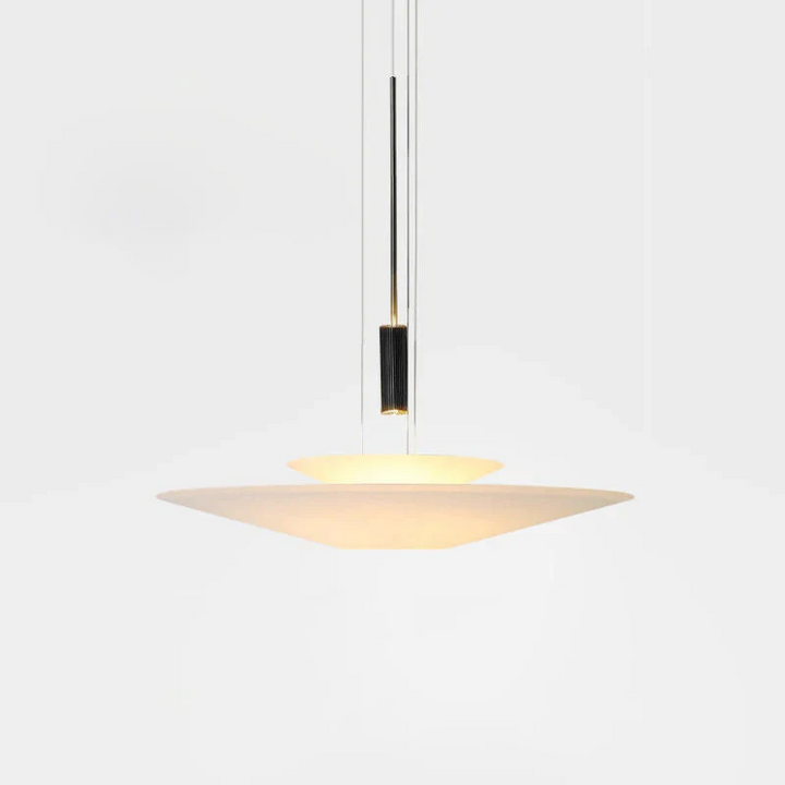Lustra de design formata din discuri cu spot led Nordic Ufo