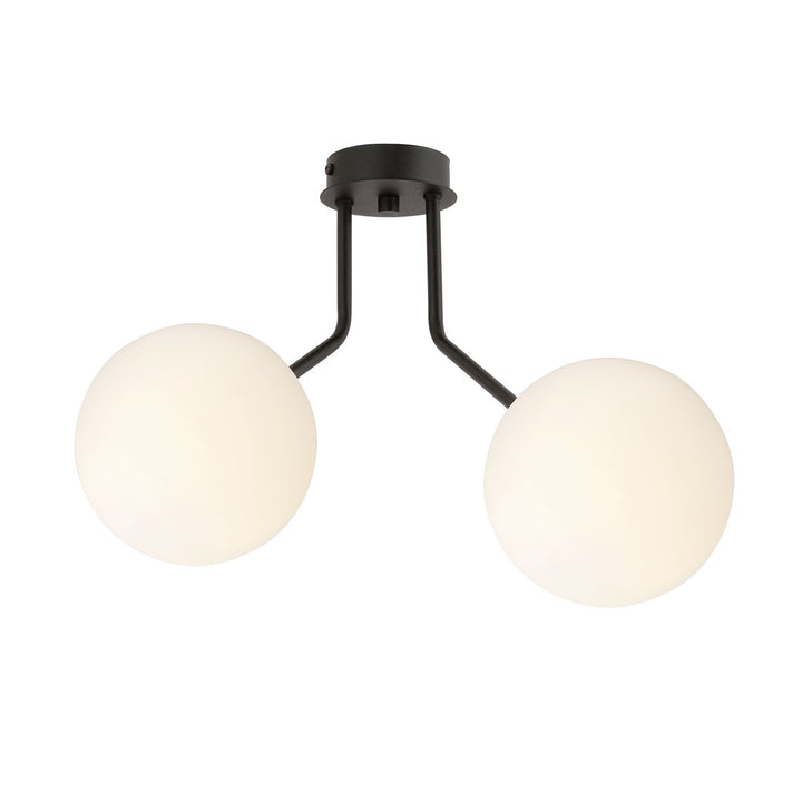 Plafoniera NOVA 2 neagra /OPAL