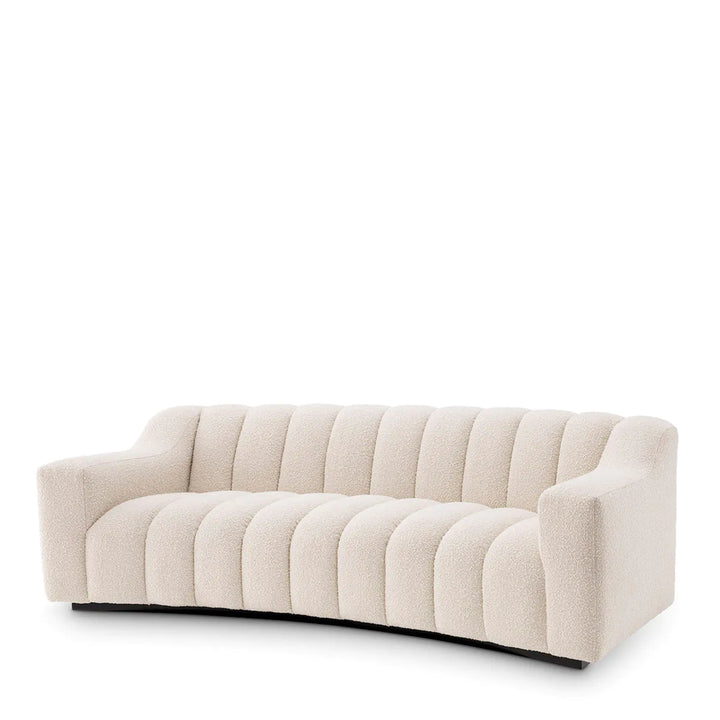 Canapea Kelly S cu tapițerie Bouclé Cream by Eichholtz