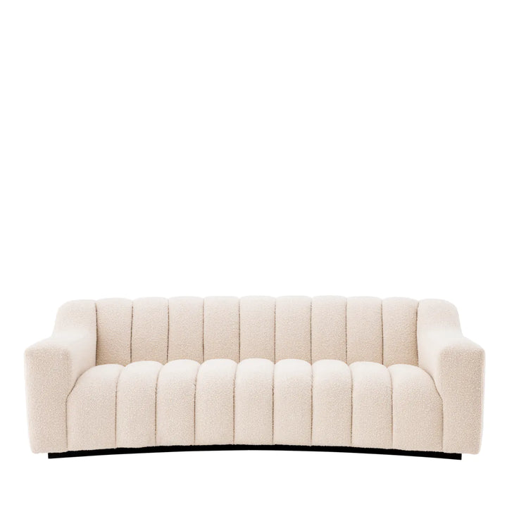 Canapea Kelly S cu tapițerie Bouclé Cream by Eichholtz