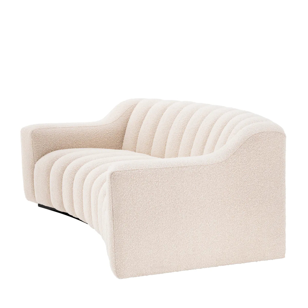 Canapea Kelly S cu tapițerie Bouclé Cream by Eichholtz