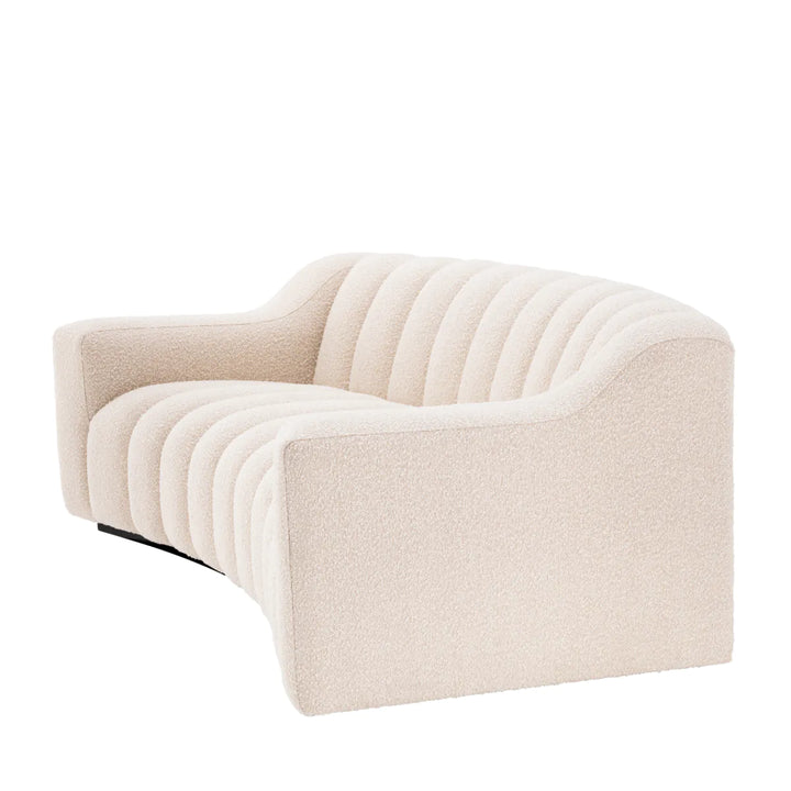 Canapea Kelly S cu tapițerie Bouclé Cream by Eichholtz