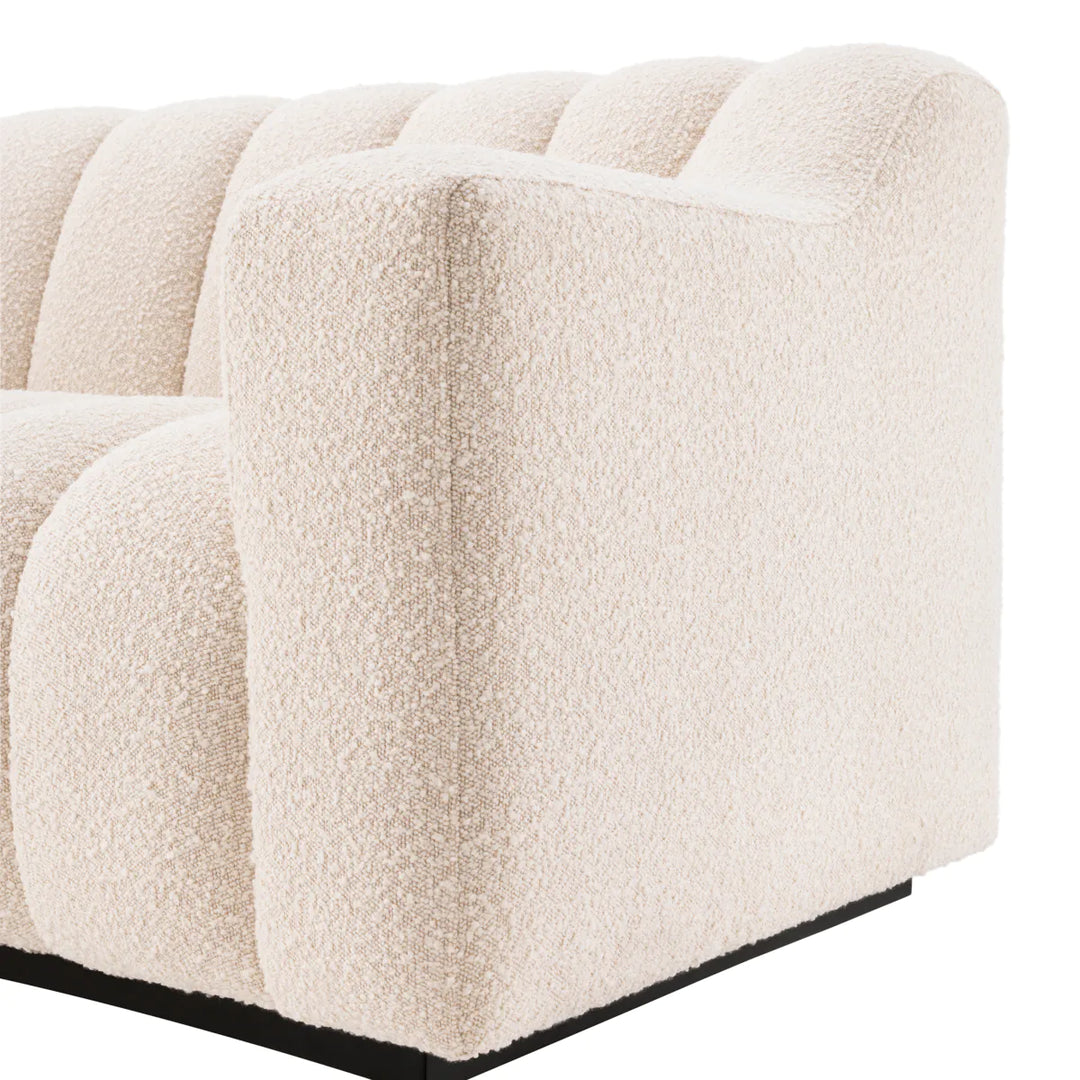 Canapea Kelly S cu tapițerie Bouclé Cream by Eichholtz