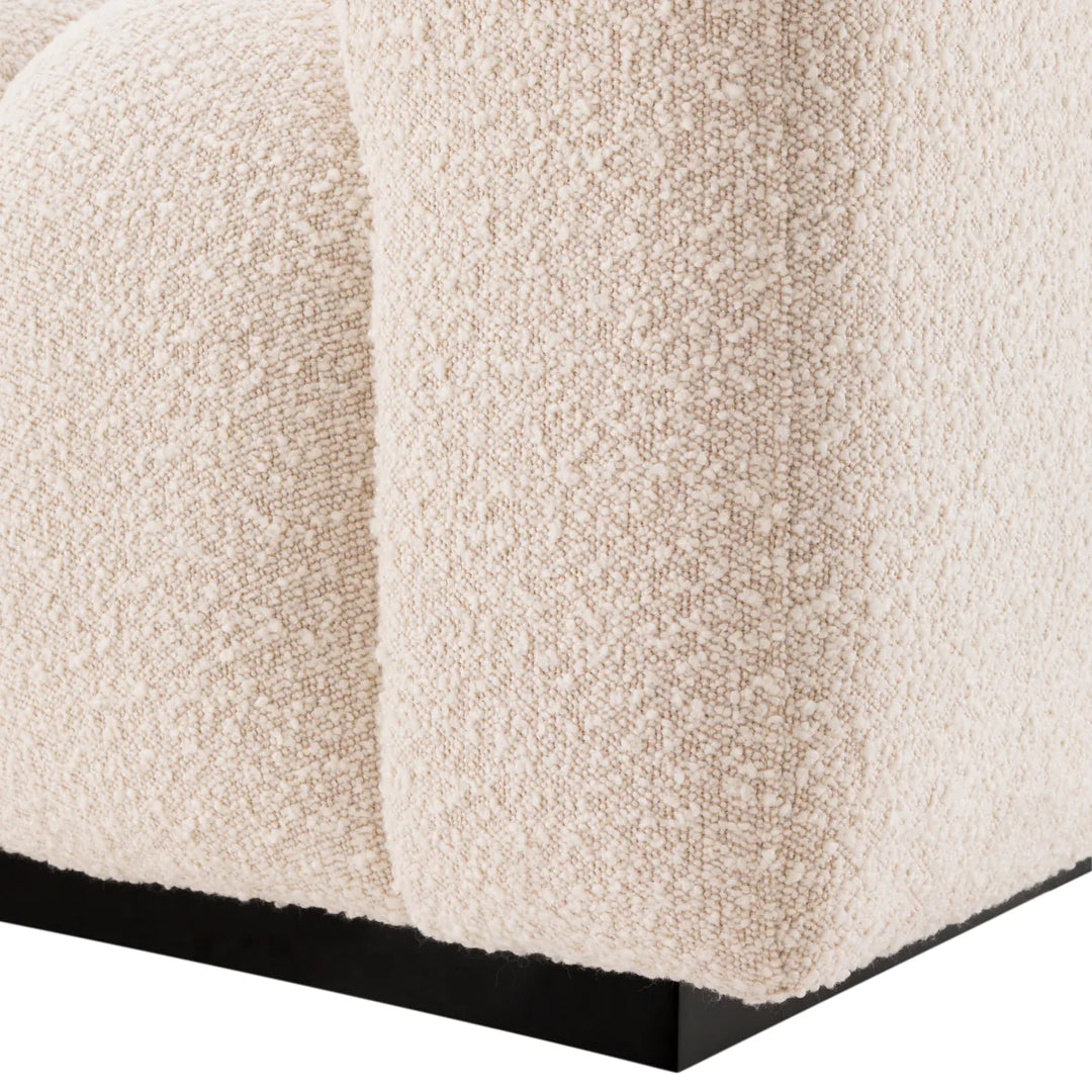 Canapea Kelly S cu tapițerie Bouclé Cream by Eichholtz
