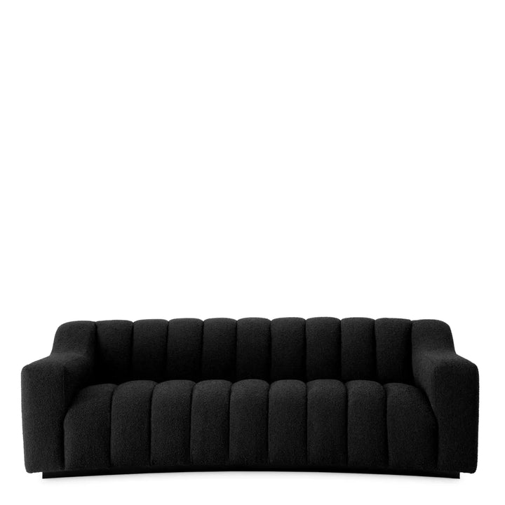 Canapea Kelly S cu tapițerie Bouclé black by Eichholtz