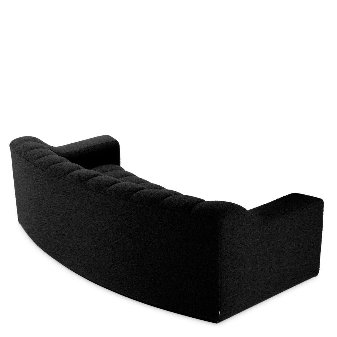 Canapea Kelly S cu tapițerie Bouclé black by Eichholtz