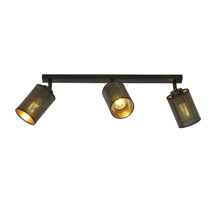 Plafoniera BRONX 3 neagra