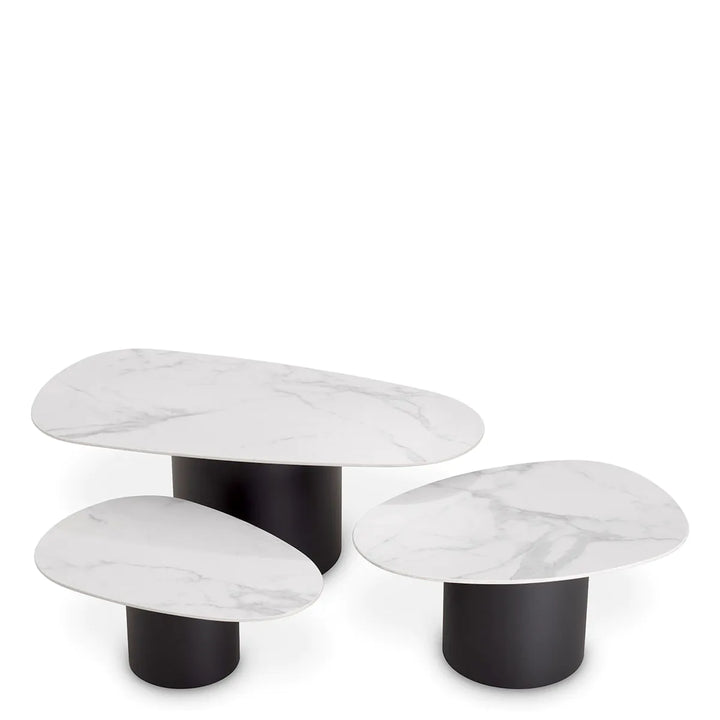 Masă de cafea Zane set de 3 by Eichholtz