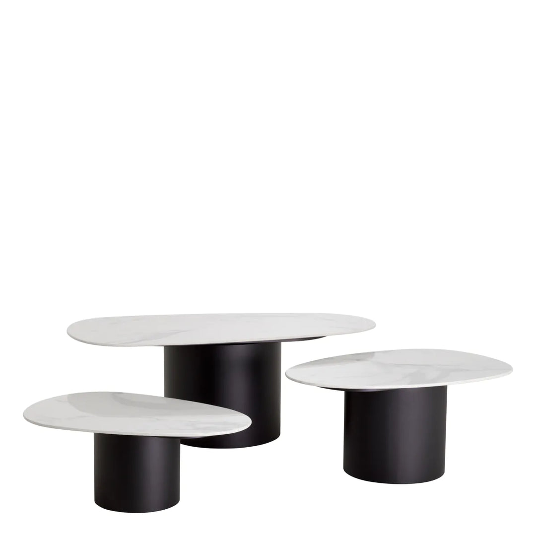Masă de cafea Zane set de 3 by Eichholtz