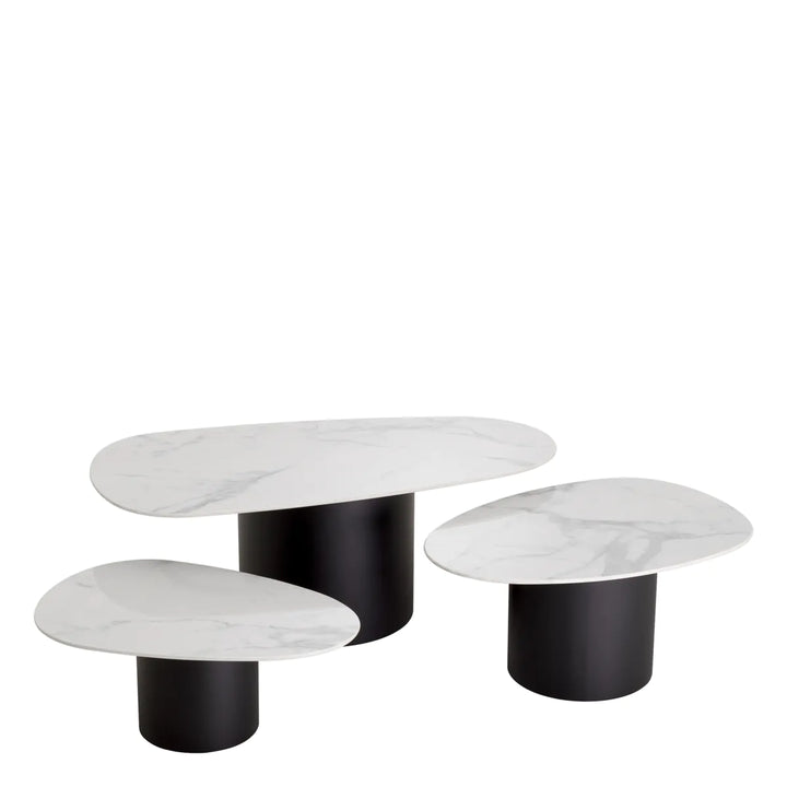 Masă de cafea Zane set de 3 by Eichholtz