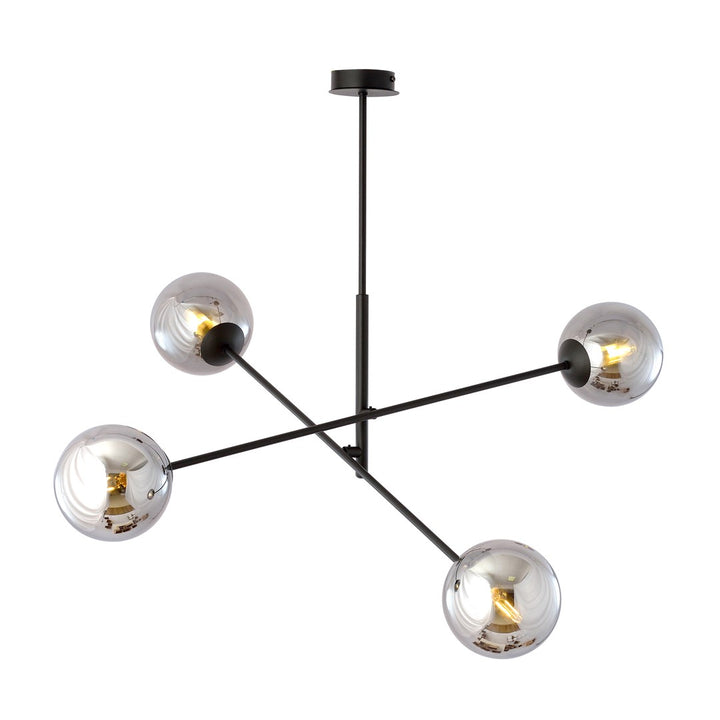 Lustra LINEAR 4 neagra/grafit