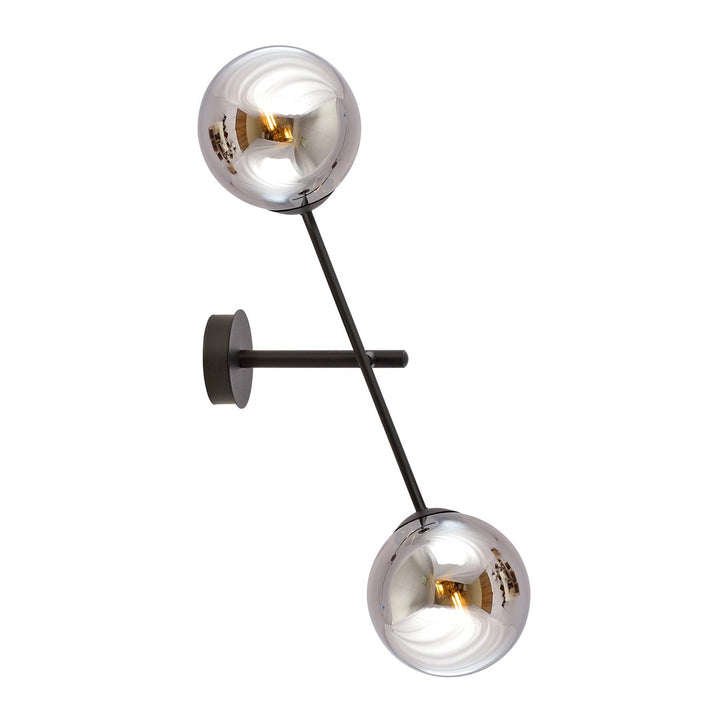 Aplica de perete LINEAR K2 neagra-grafit
