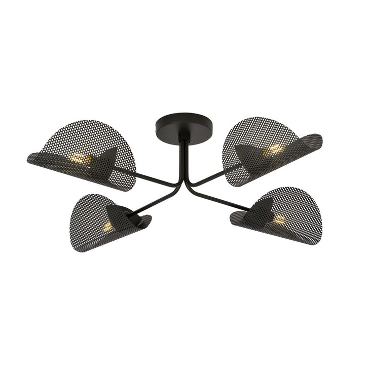 Plafoniera GOMEZ 4 neagra