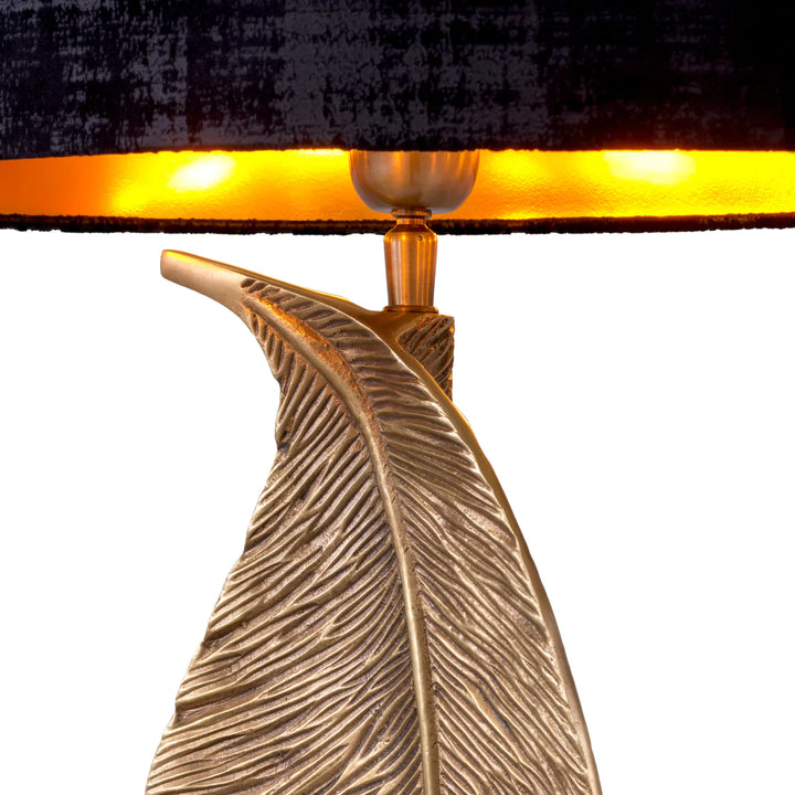 Lampa de masa in forma de frunza de palmier Foglia by Eichholtz