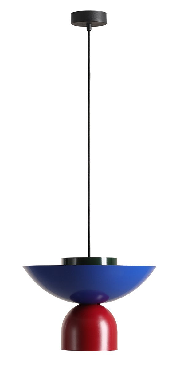 Pendul ILIA Cobalt Inchis + Verde Inchis + Rosu (37 + 15 + 15)