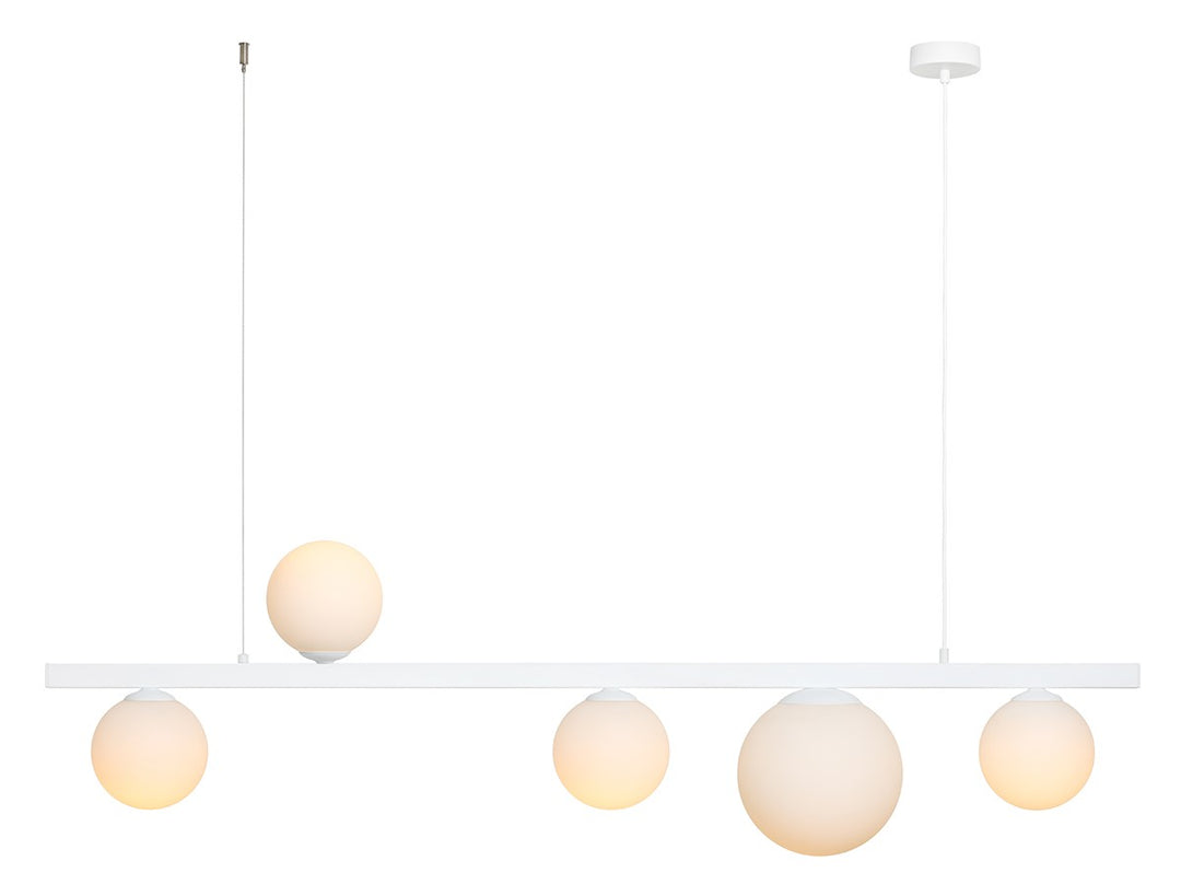 Lampa suspendata GARDA 5 Alba