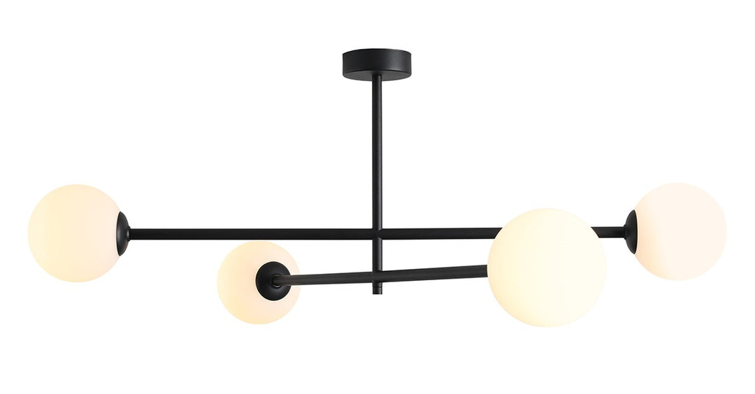 Plafoniera PINNE 4 Neagra