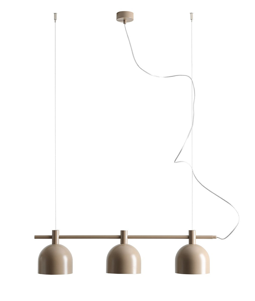 Lampa suspendata BERYL 3 BEIGE