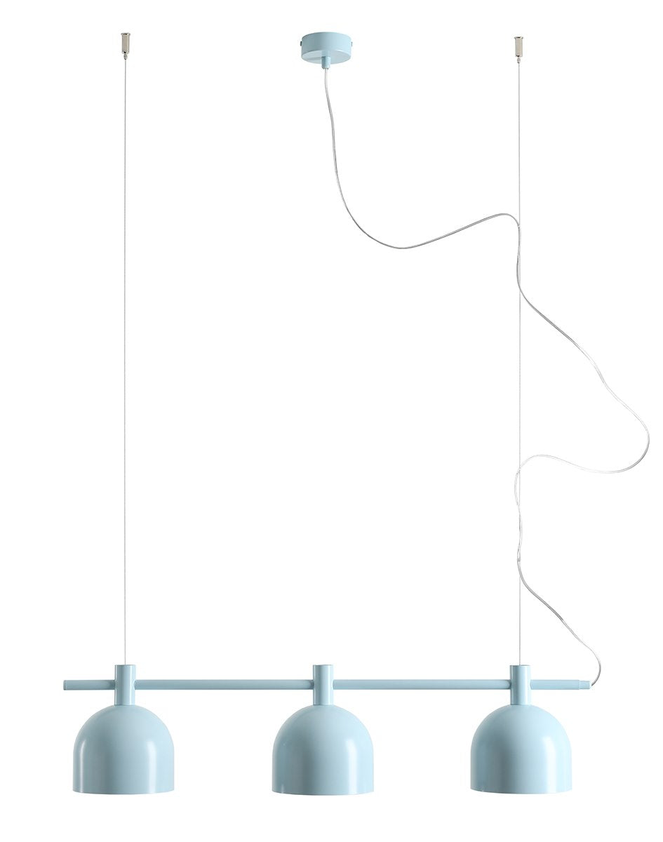 Lampa suspendata BERYL 3 BABY BLUE