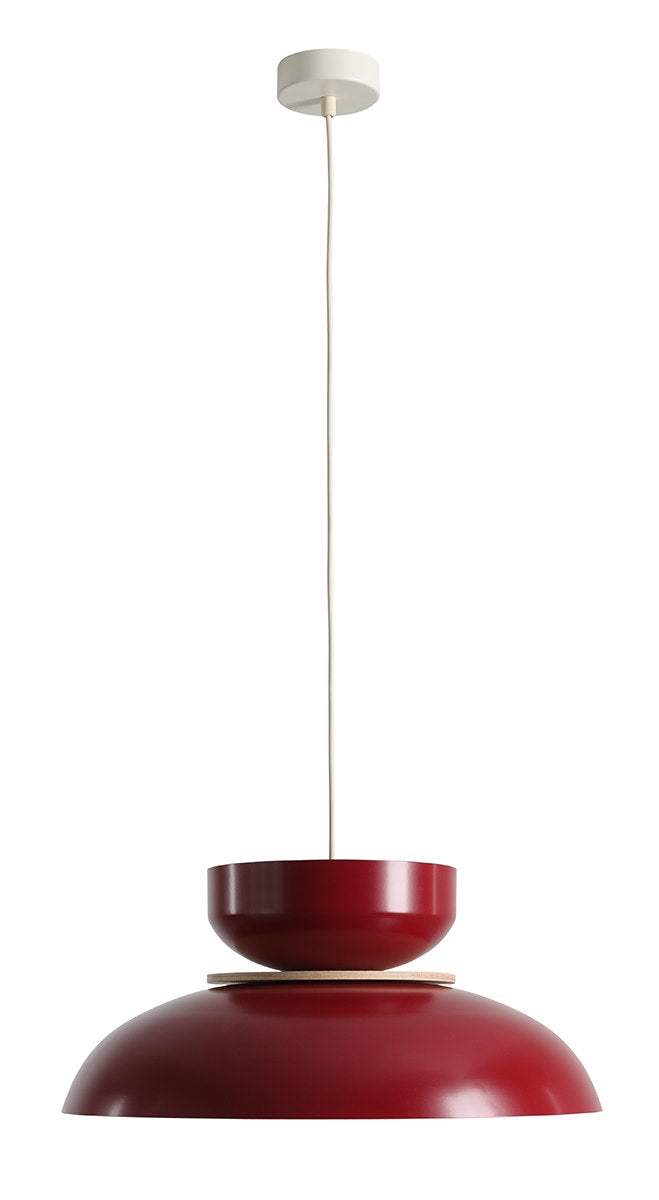 Lampa suspendata ALDO LIGHT Bordo (47+ 23+ wood)