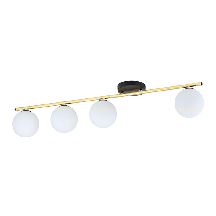 Plafoniera MONZA 4 neagra OPAL