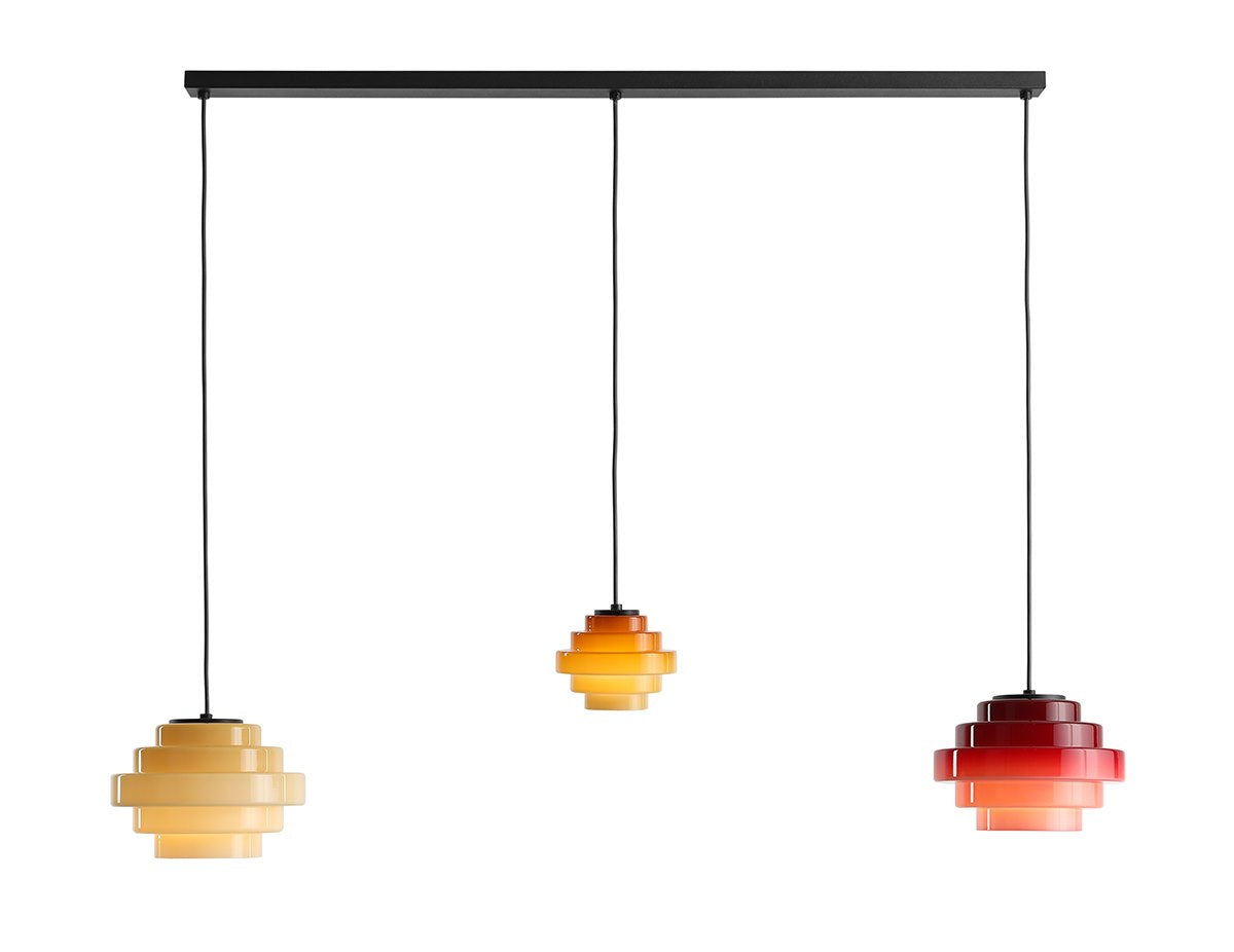 Lampa suspendata FILO 3 MULTICOLOUR (fi 22+ 14+ 22)