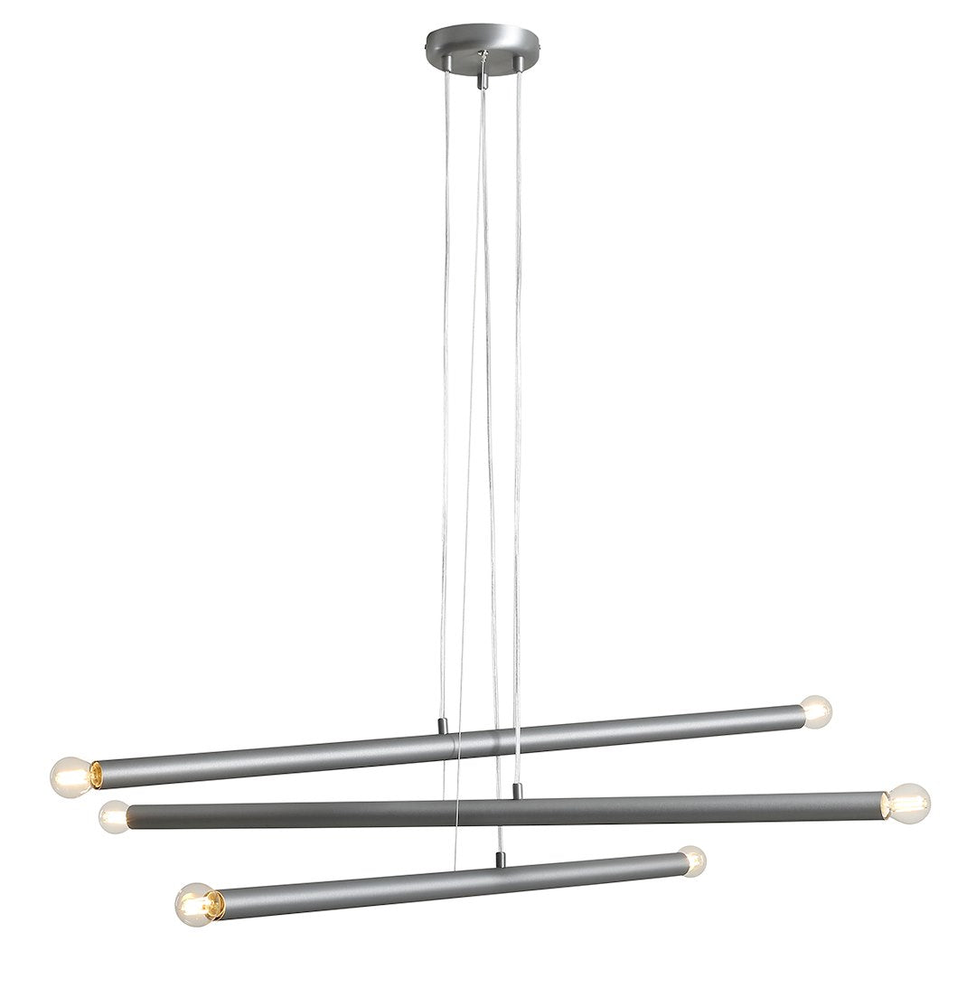 Lampa suspendata TUBO 6 STEEL
