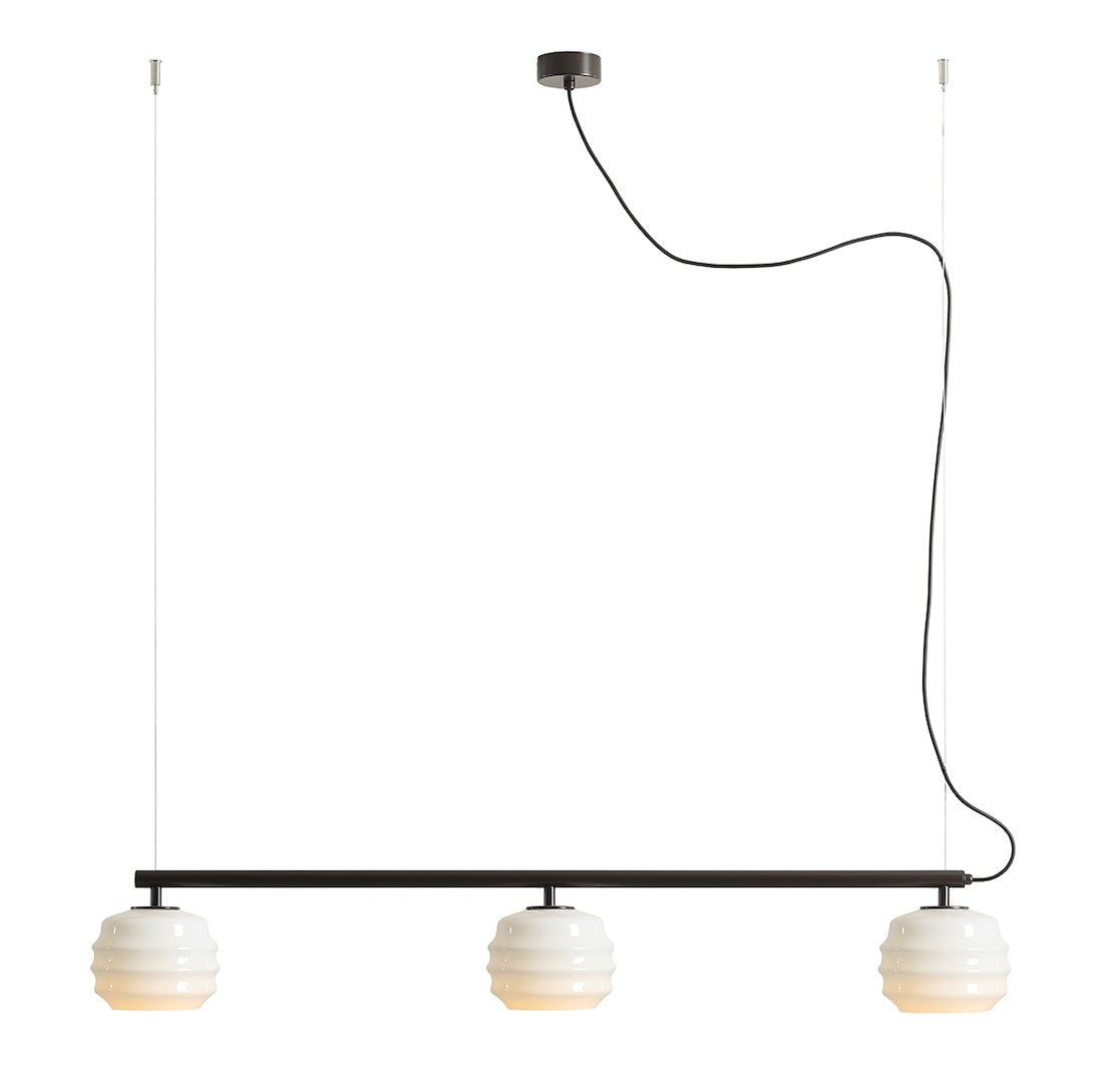 Lampa suspendata PUFF 3 MOKKA