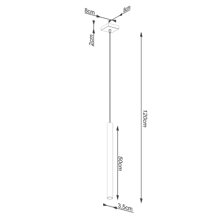 Lampa suspendata PASTELO 1 beton SL.1271