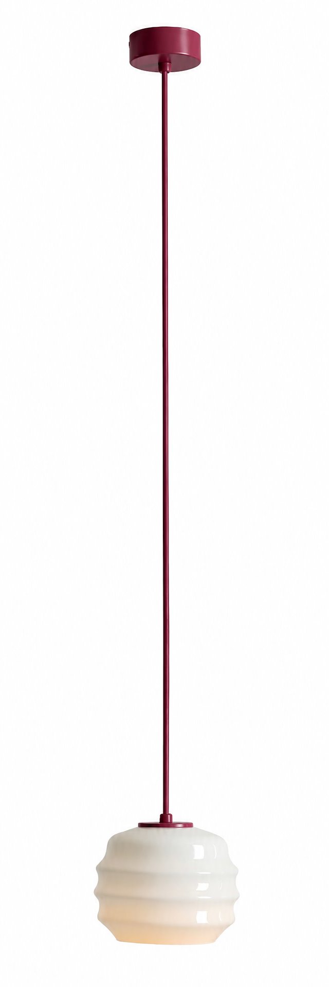 Lampa suspendata PUFF Bordo
