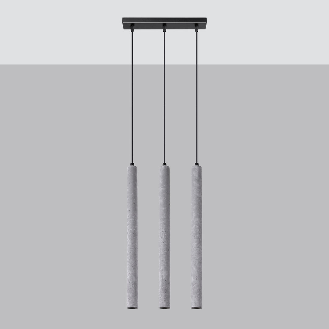 Lampa suspendata PASTELO 3L beton SL.1272