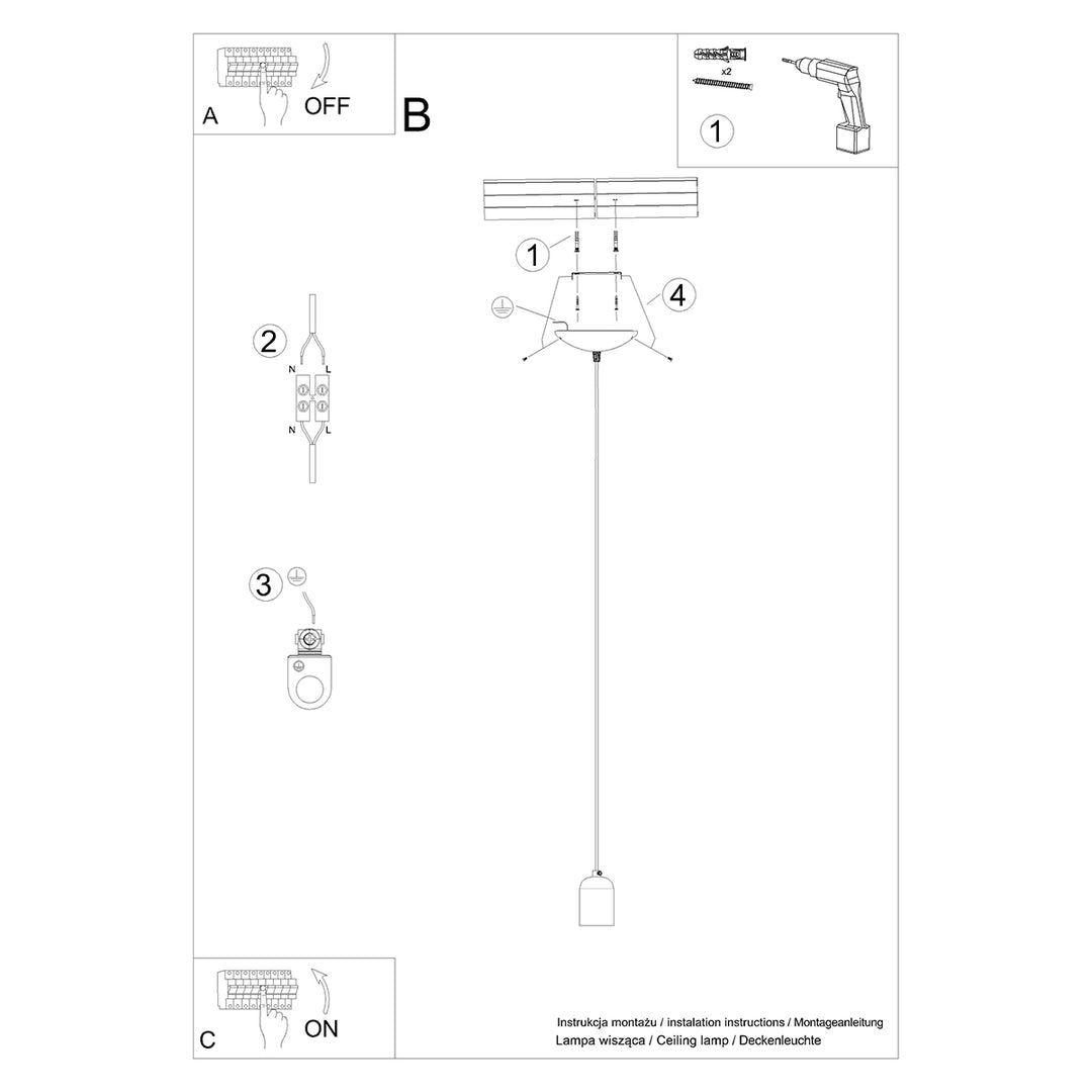 Lampa suspendata NESO 1 SL.1284