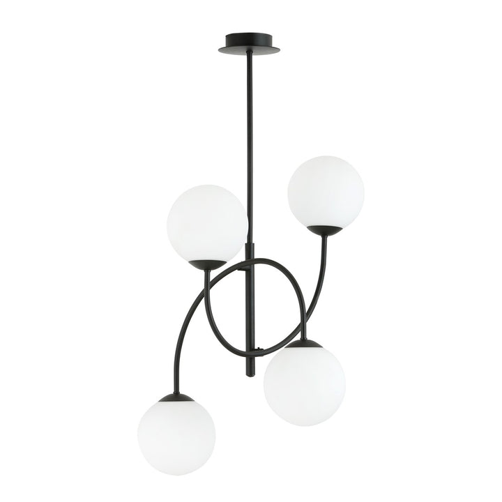 Lustra ARCHI 4B B neagra L OPAL