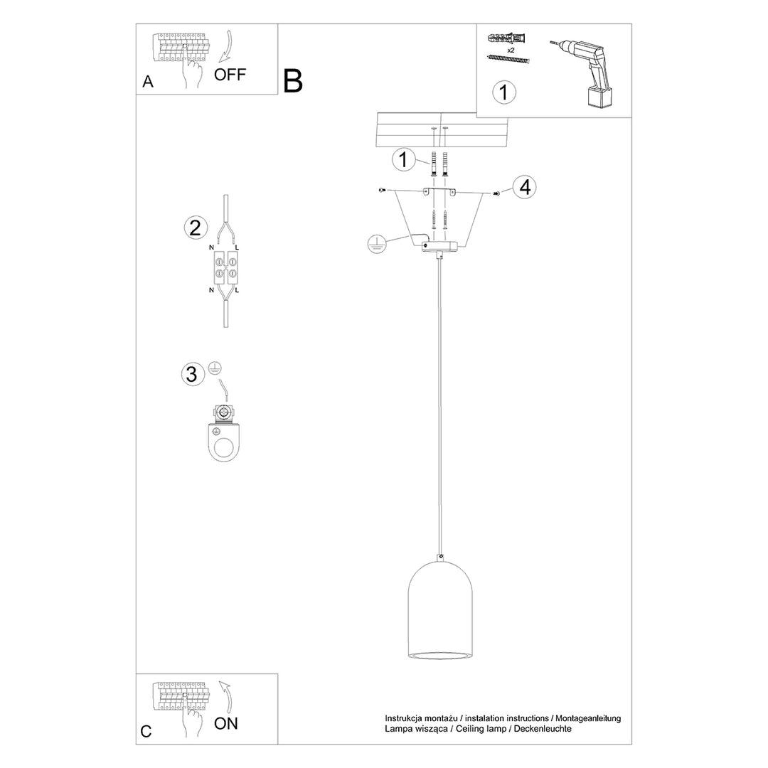 Lampa suspendata NIMIS SL.1306