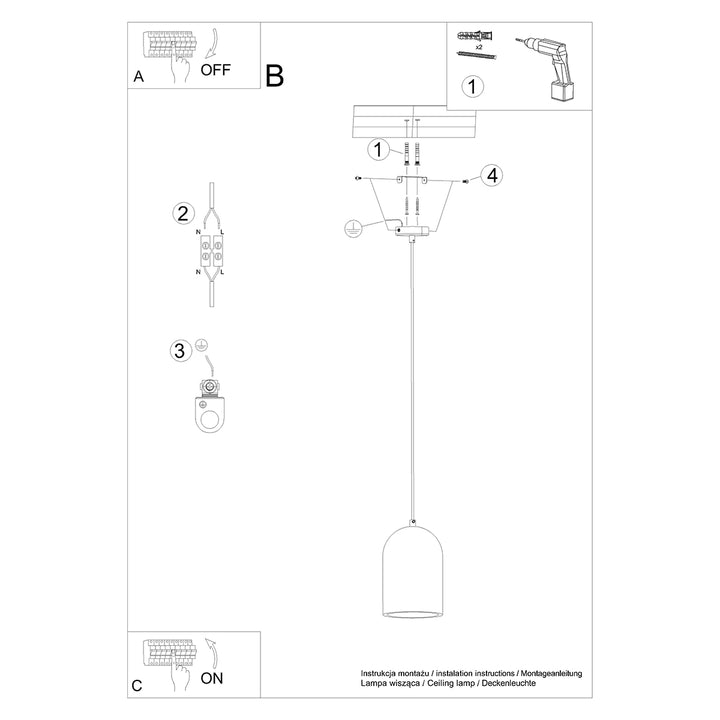 Lampa suspendata NIMIS SL.1306