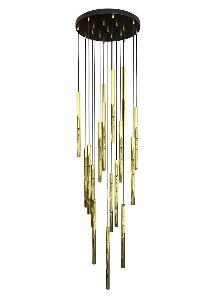 Lustra suspendata SELTER 17 PREMIUM auriu