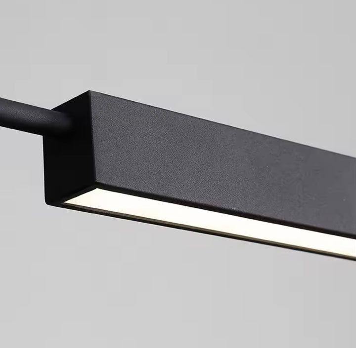 Lustra liniara neagra minimalista Spot Accesories Glim