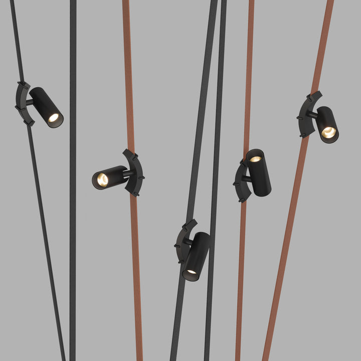 Spot negru cu led Belty 7W 3000K