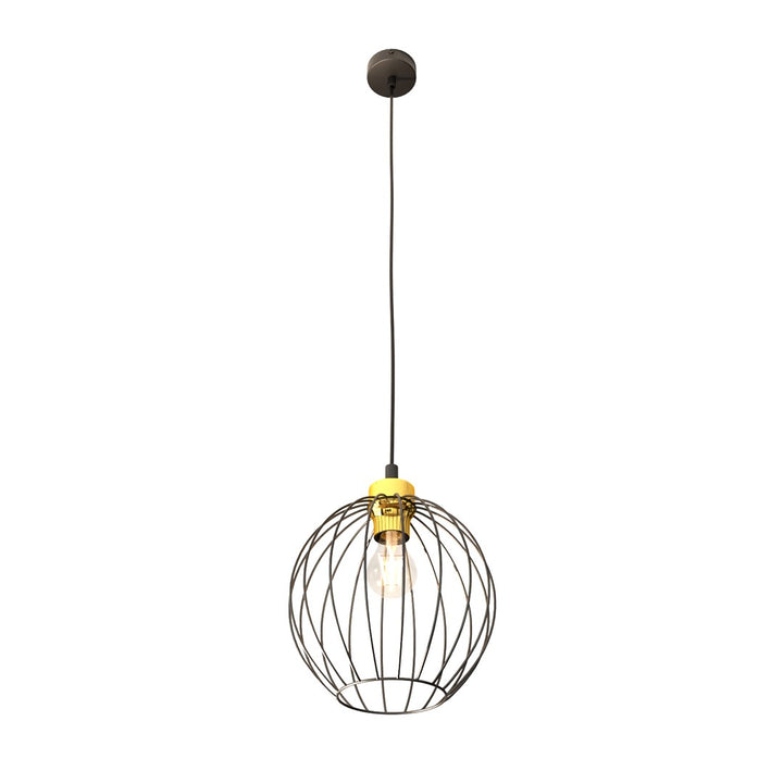 Pendul NANDO 1 negru cu auriu