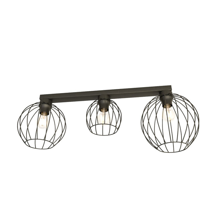 Plafoniera NEST 3 neagra