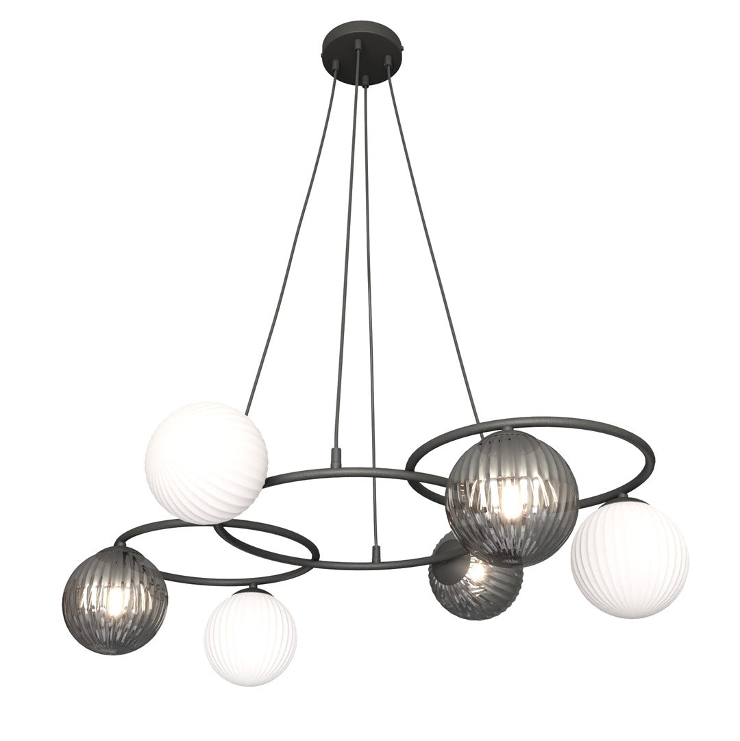 Lustra suspendata LIBRA 6 BL MIX