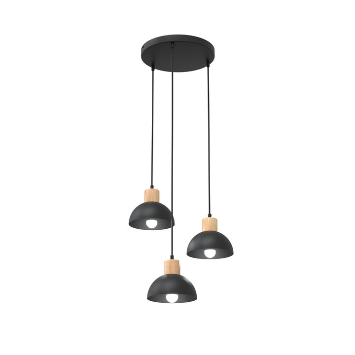 Lustra suspendata SECO 3 PREM neagra