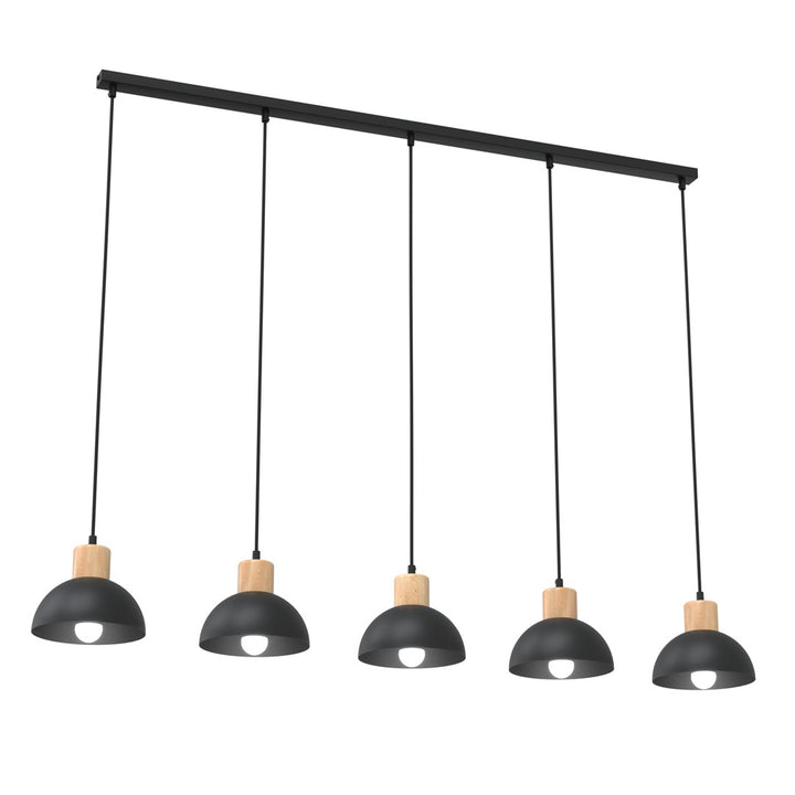 Lustra suspendata SECO 5 neagra