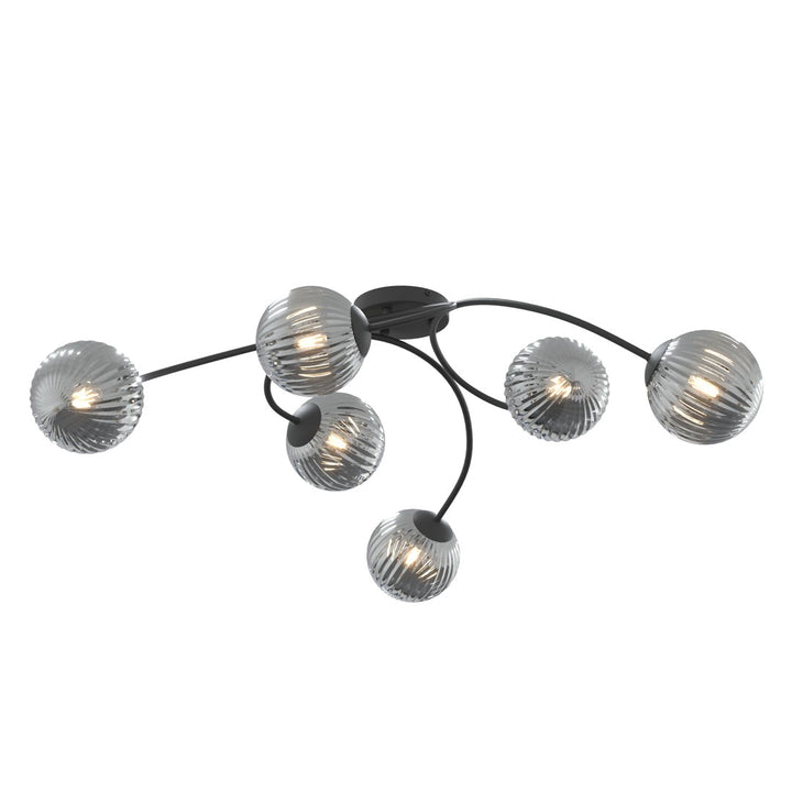 Plafoniera VIBRA 6 BL GRAFIT