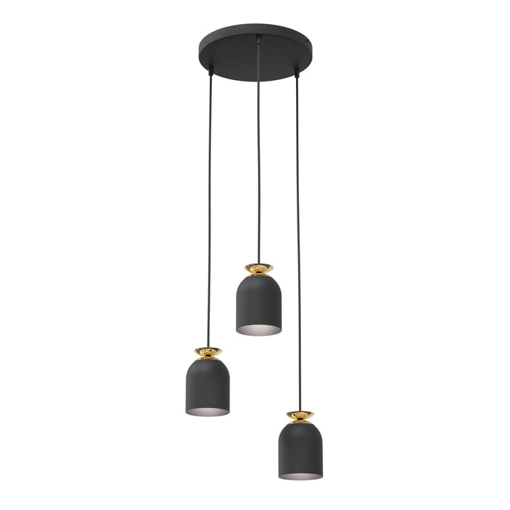 Lustra suspendata TARGET 3 PREM neagra